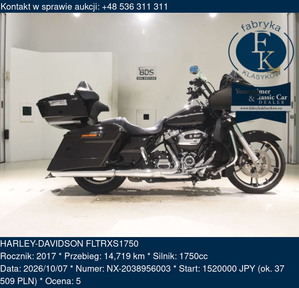 HARLEY-DAVIDSON FLTRXS1750 2017 - zdjęcie 2