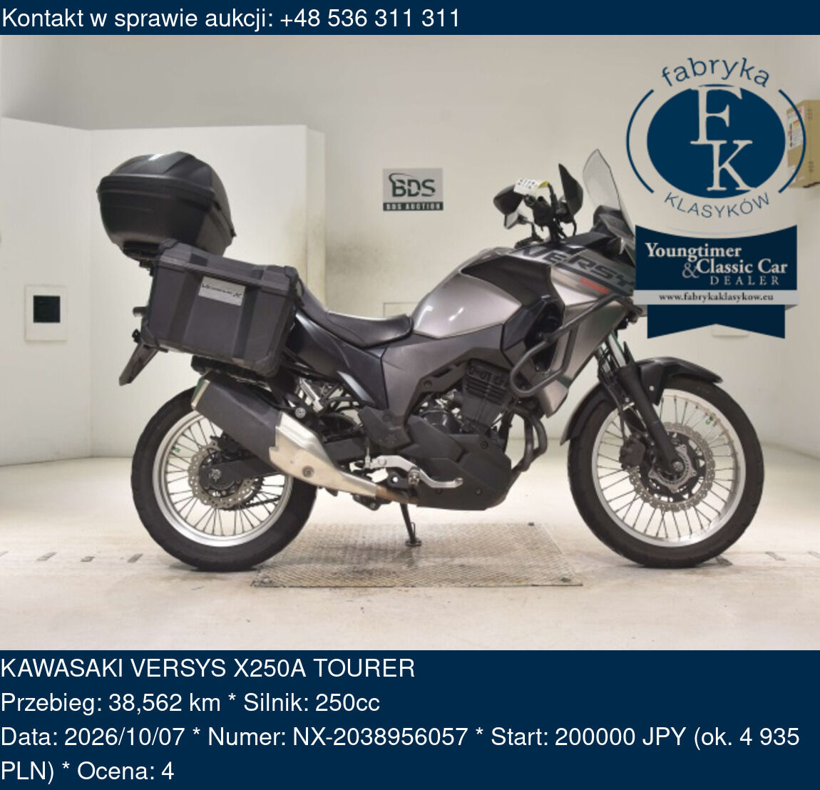 KAWASAKI VERSYS X250A TOURER  - zdjęcie 2