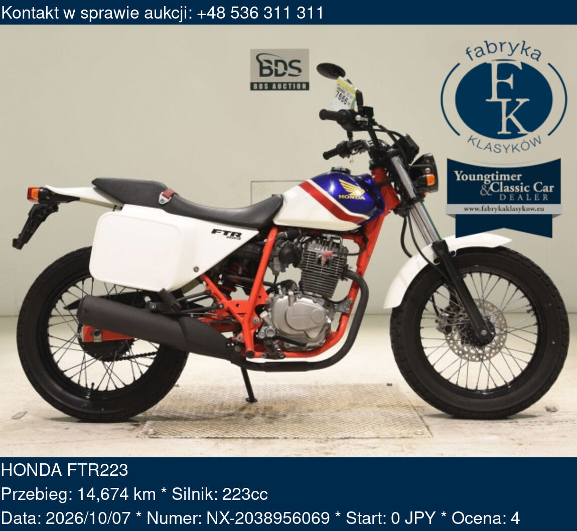 HONDA FTR223  - zdjęcie 2