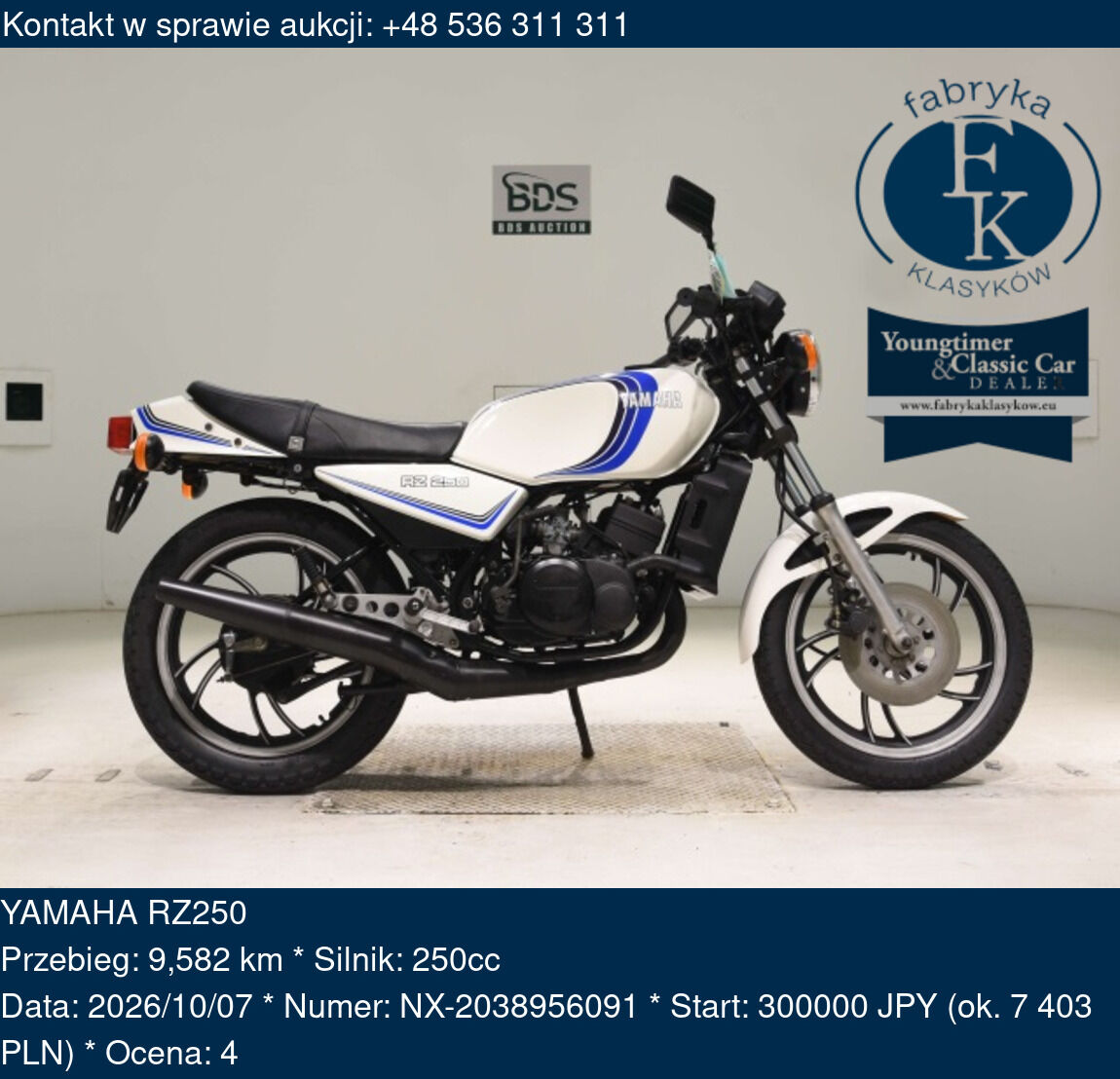YAMAHA RZ250 - zdjęcie 2