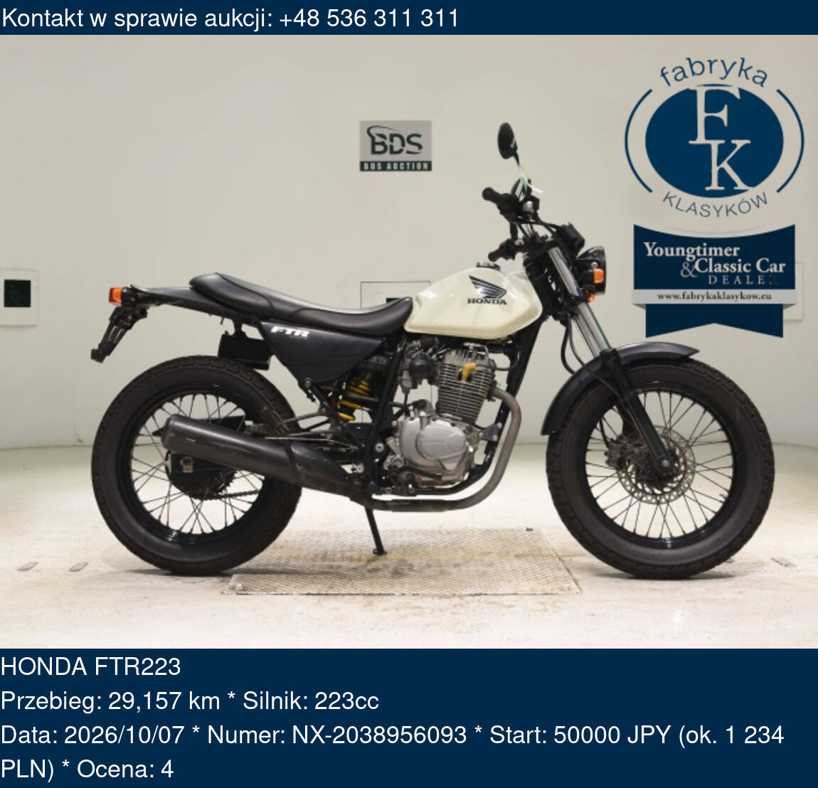 HONDA FTR223  - zdjęcie 2