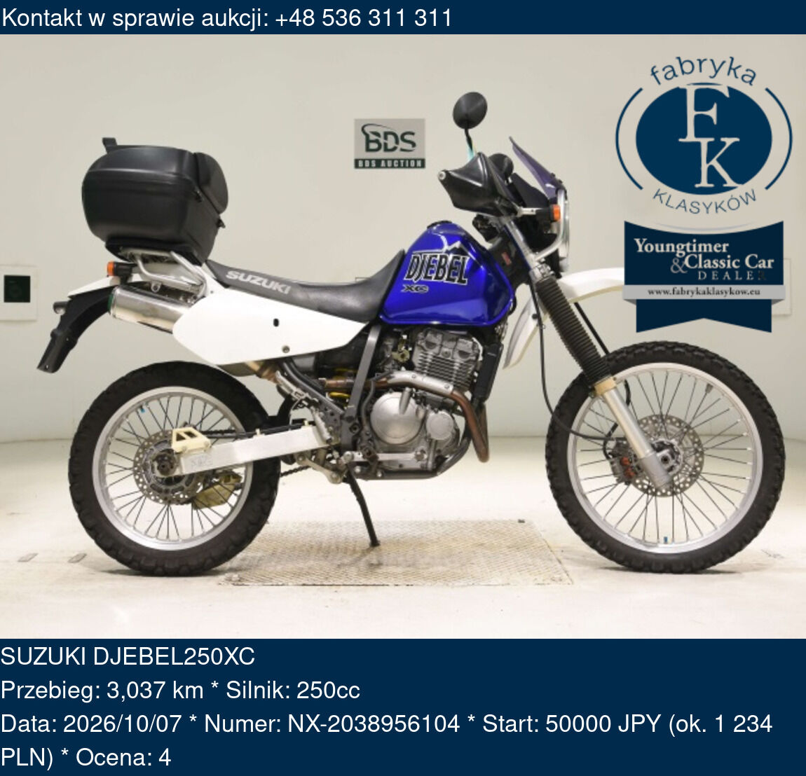 SUZUKI DJEBEL250XC - zdjęcie 2
