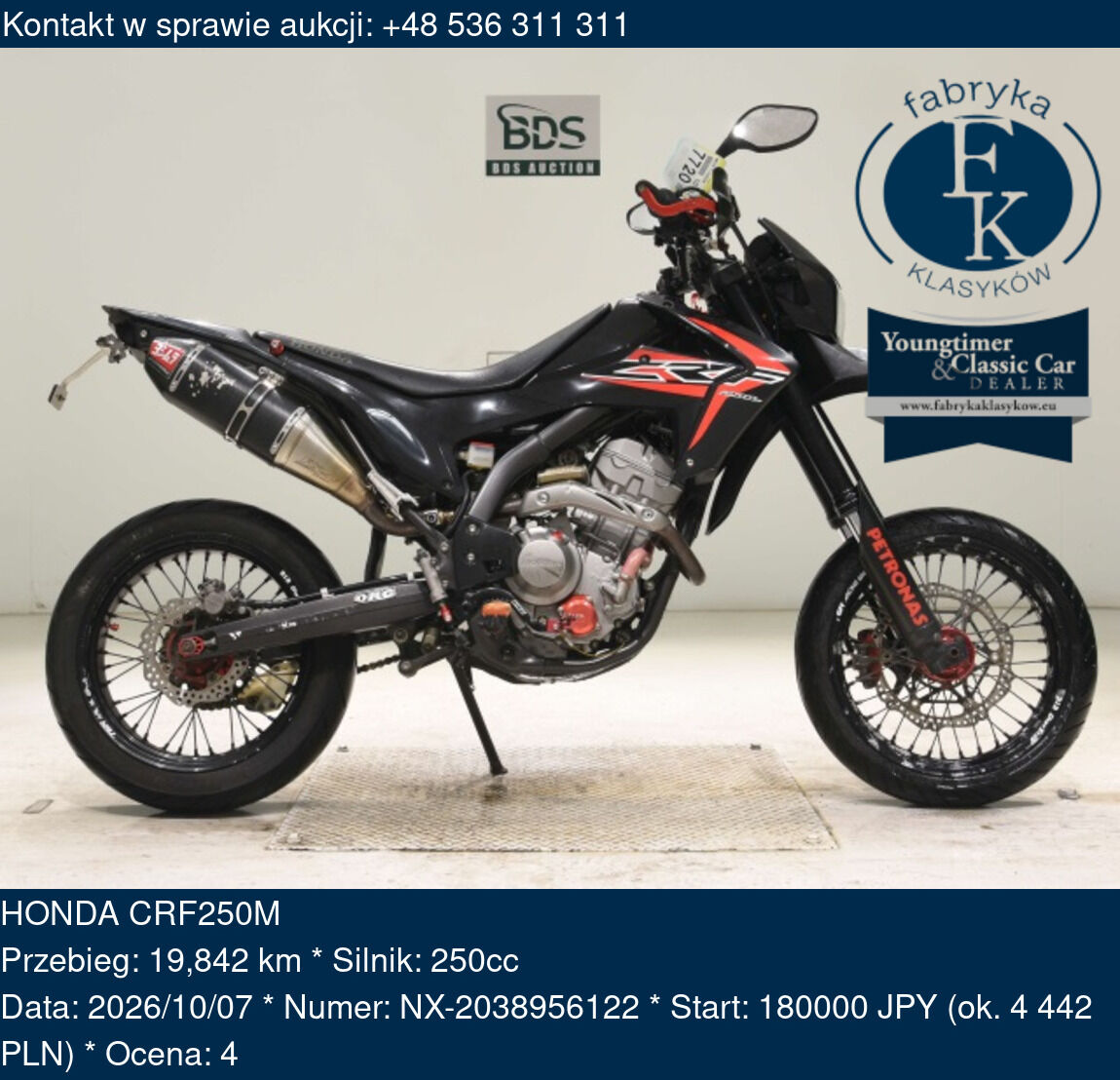 HONDA CRF250M  - zdjęcie 2