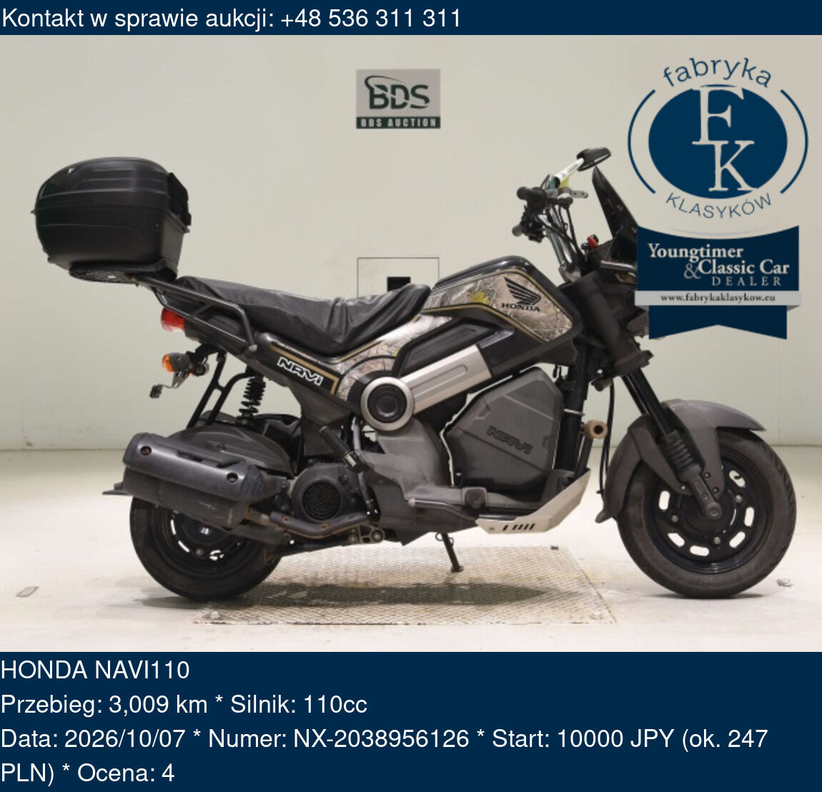 HONDA NAVI110 - zdjęcie 2