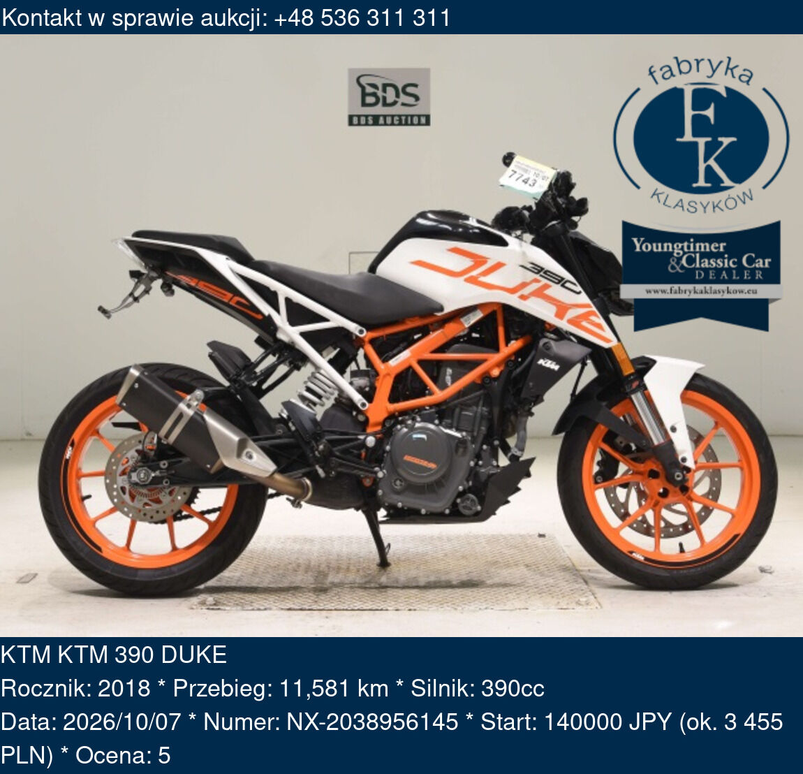 KTM KTM 390 DUKE 2018 - zdjęcie 2