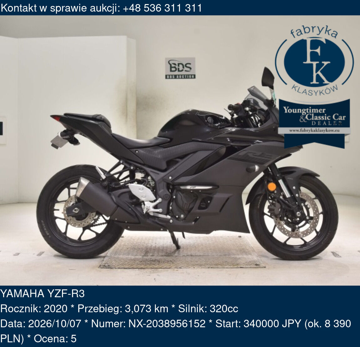YAMAHA YZF-R3 2020 - zdjęcie 2