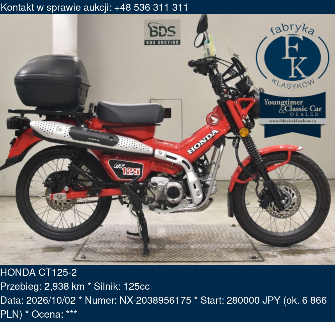 HONDA CT125-2  - zdjęcie 2
