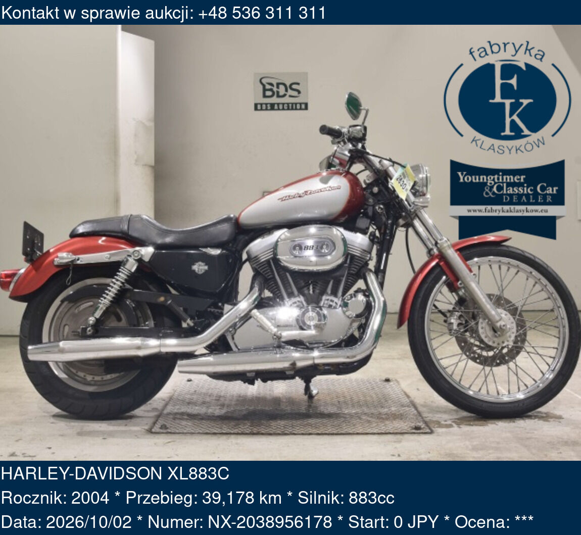 HARLEY-DAVIDSON XL883C 2004 - zdjęcie 2