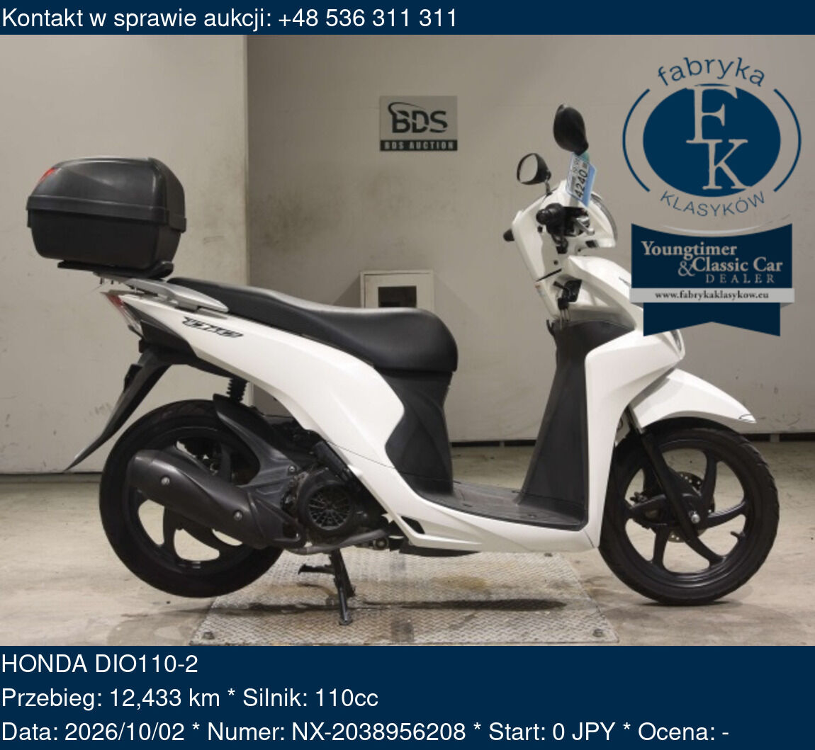HONDA DIO110-2  - zdjęcie 2