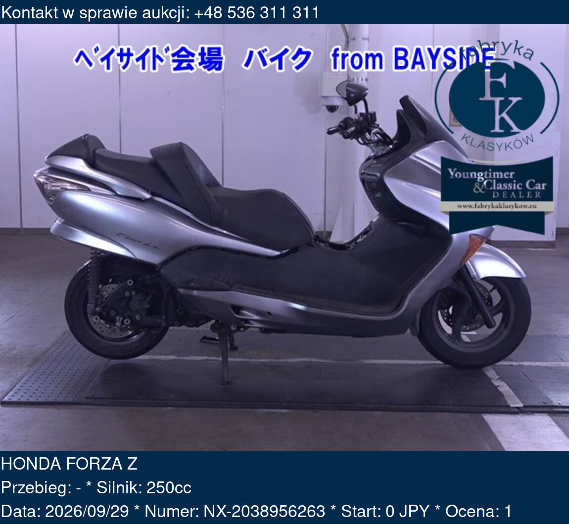 HONDA FORZA Z  - zdjęcie 2