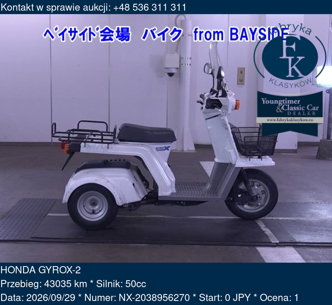 HONDA GYROX-2  - zdjęcie 2