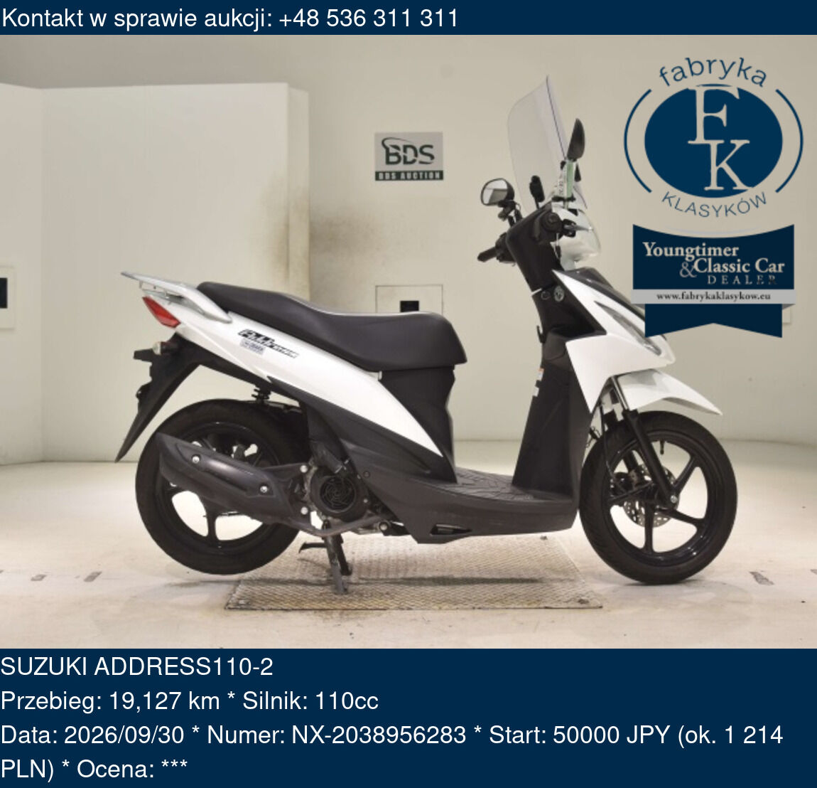 SUZUKI ADDRESS110-2  - zdjęcie 2