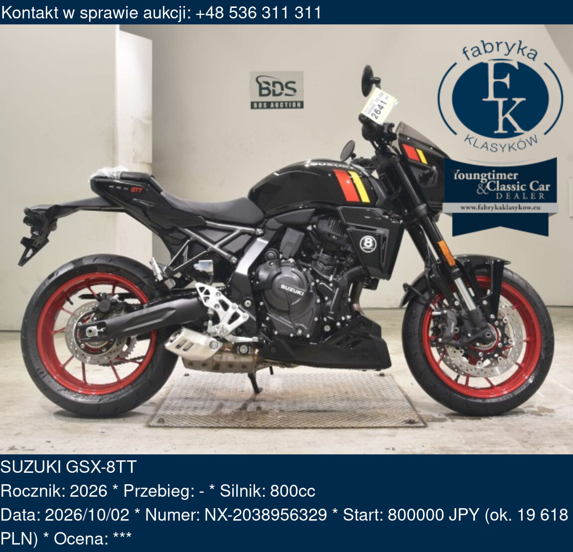 SUZUKI GSX-8TT 2026 - zdjęcie 2