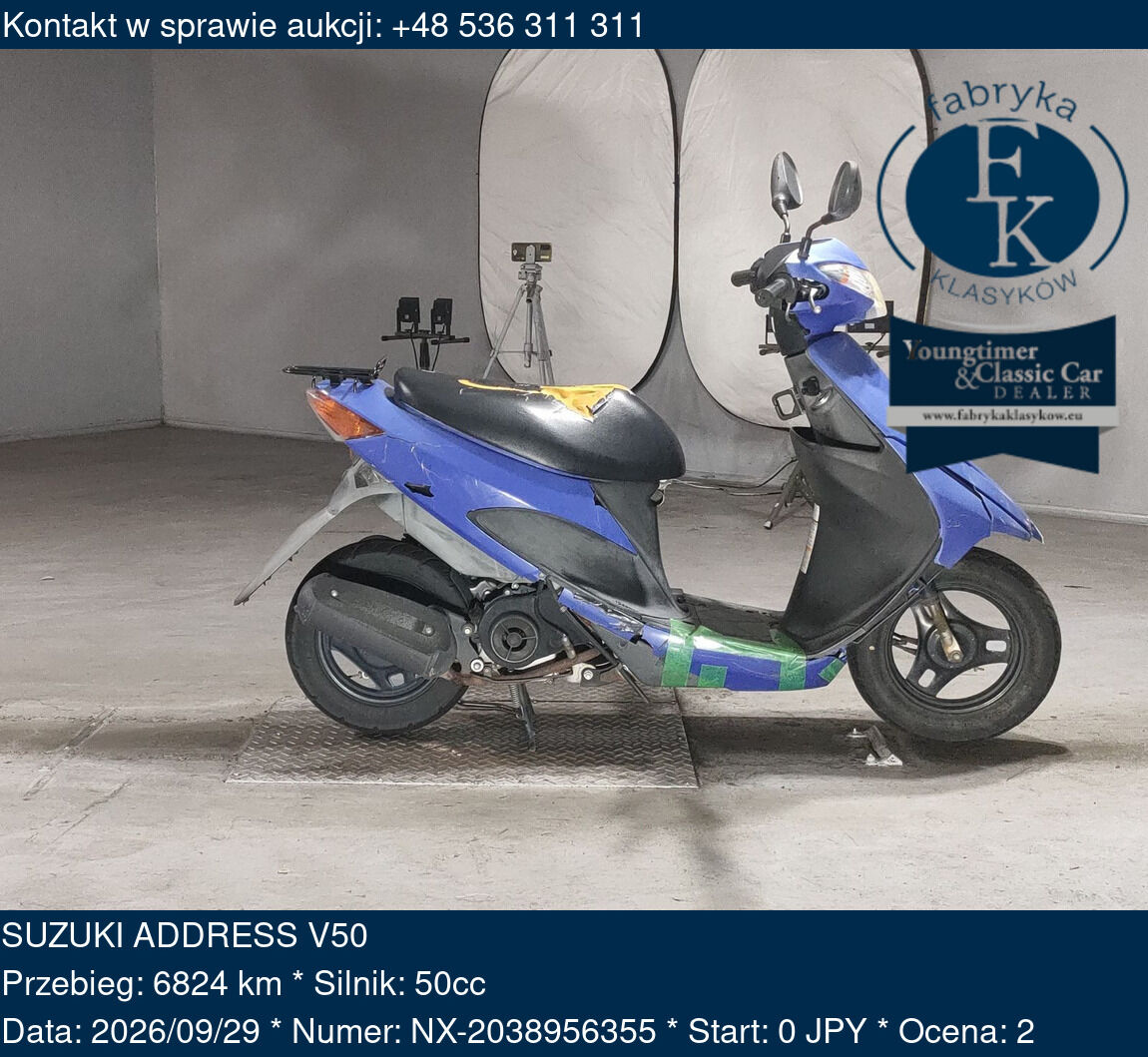 SUZUKI ADDRESS V50 - zdjęcie 2
