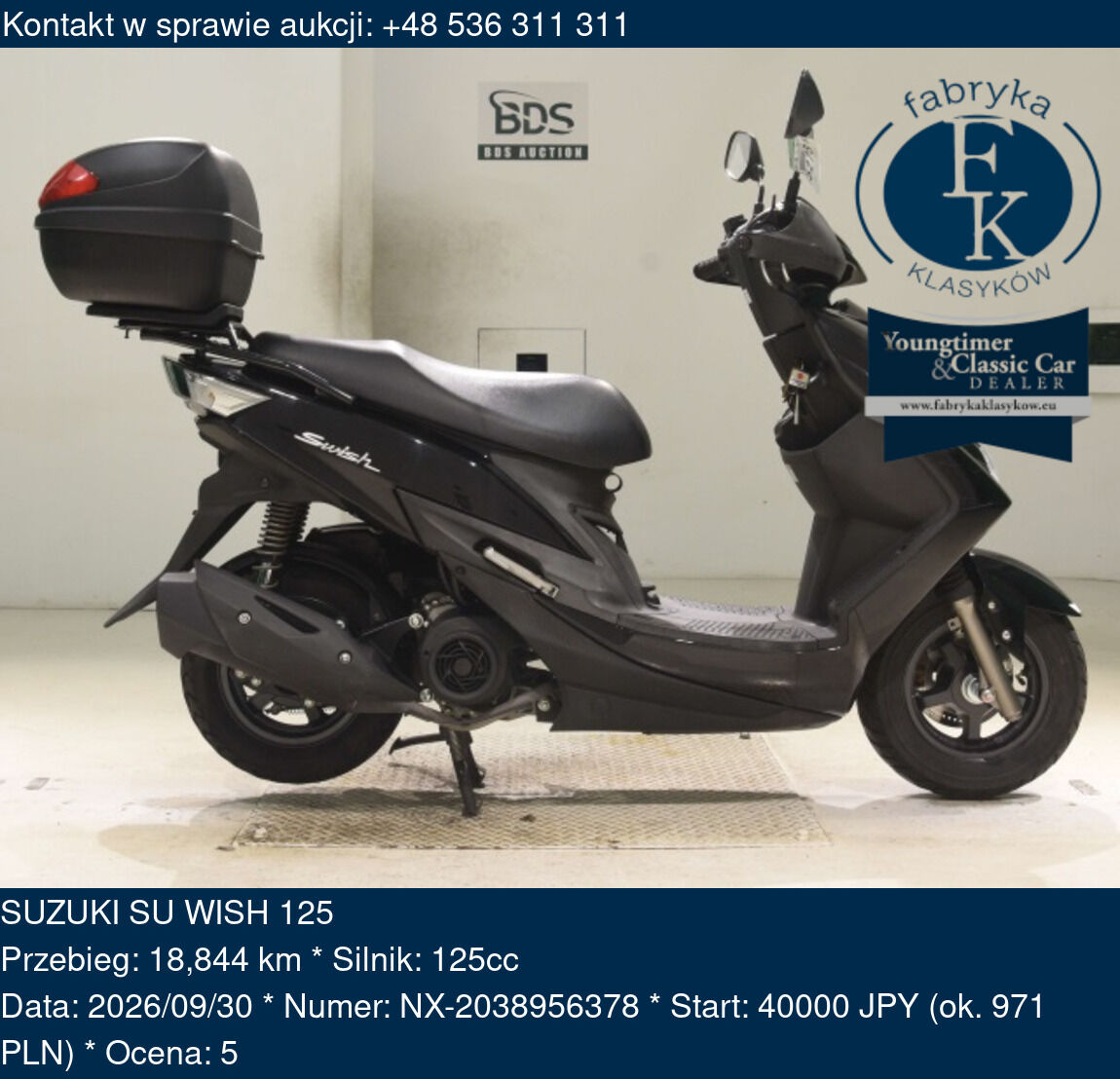 SUZUKI SU WISH 125  - zdjęcie 2