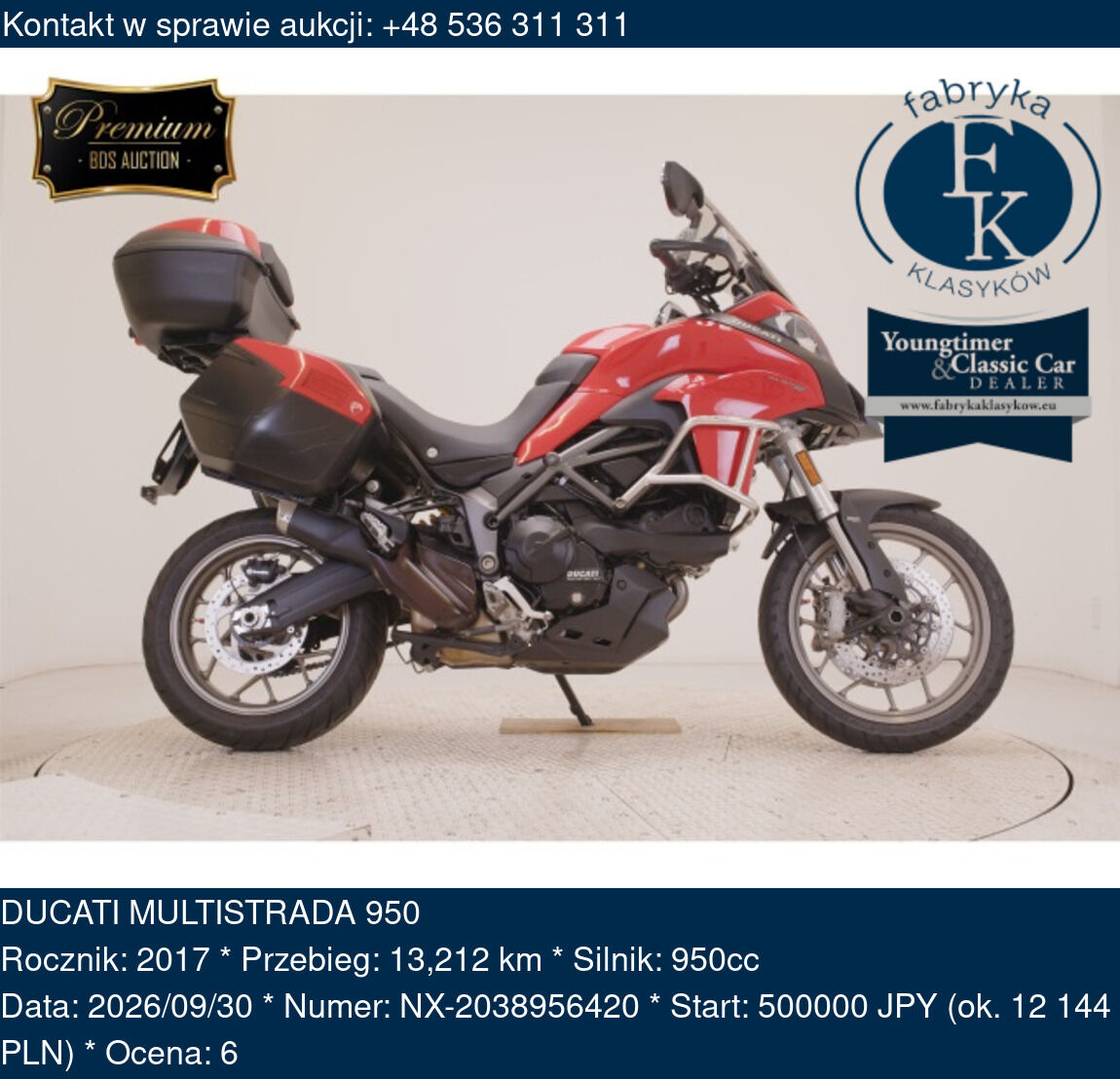 DUCATI MULTISTRADA 950 2017 - zdjęcie 2