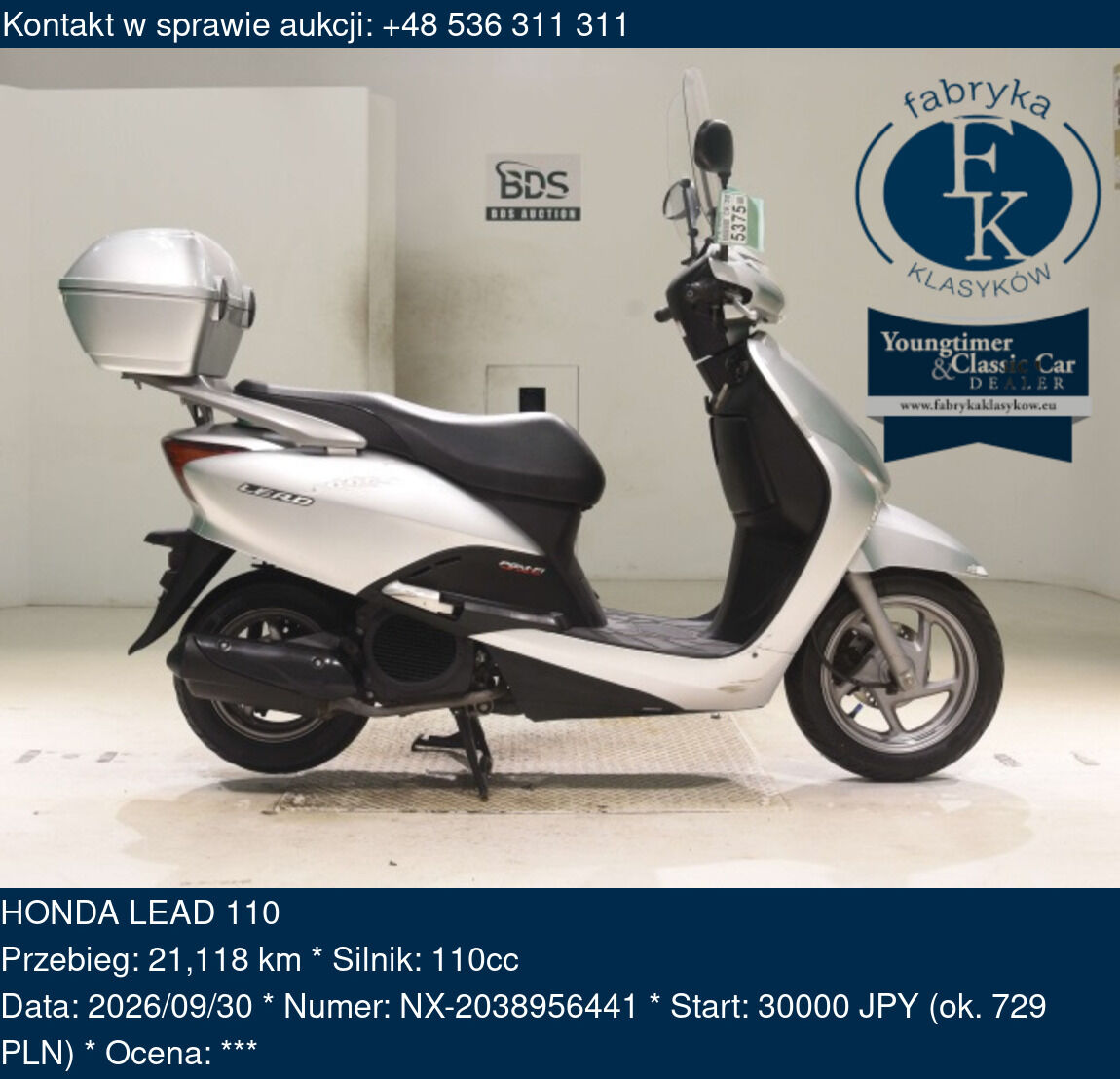 HONDA LEAD 110  - zdjęcie 2
