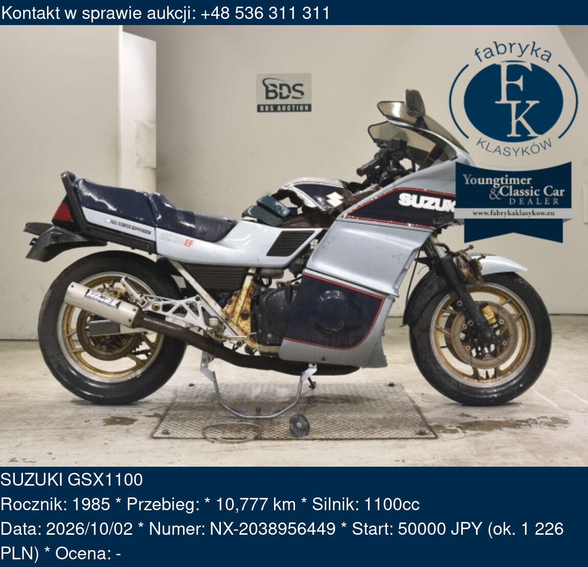 SUZUKI GSX1100 1985 - zdjęcie 2
