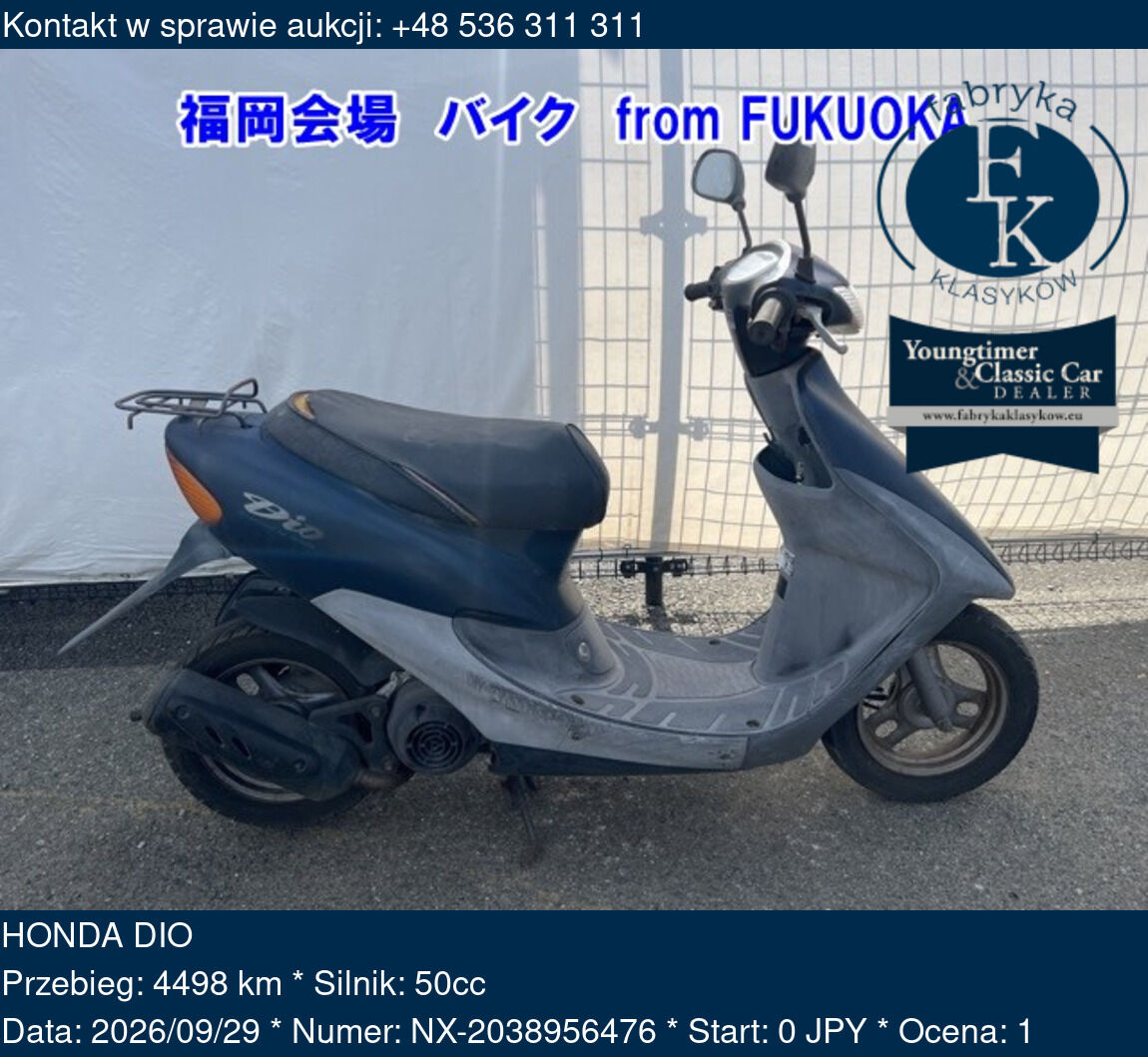 HONDA DIO  - zdjęcie 2