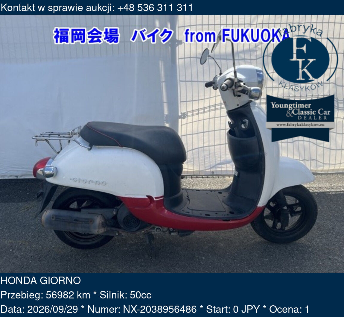 HONDA GIORNO - zdjęcie 2