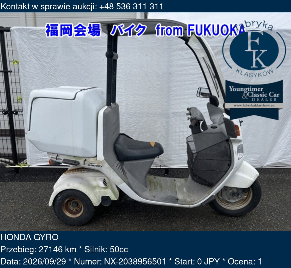 HONDA GYRO  - zdjęcie 2