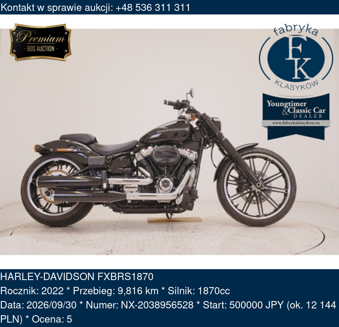 HARLEY-DAVIDSON FXBRS1870 2022 - zdjęcie 2