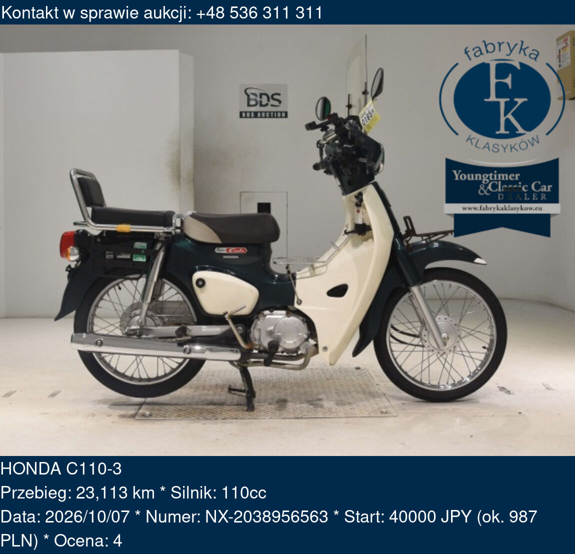 HONDA C110-3  - zdjęcie 2