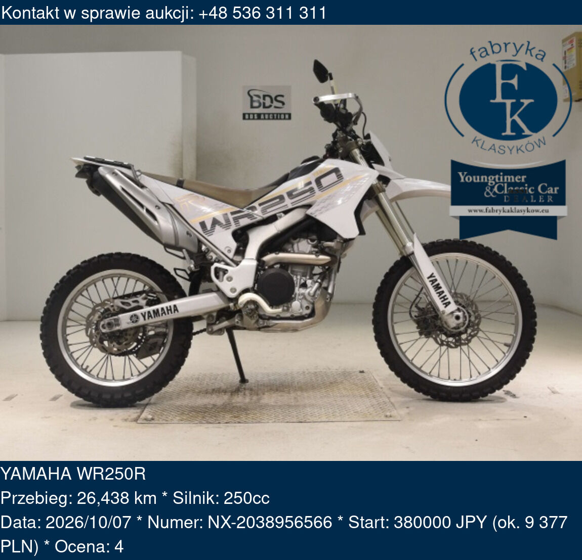 YAMAHA WR250R - zdjęcie 2
