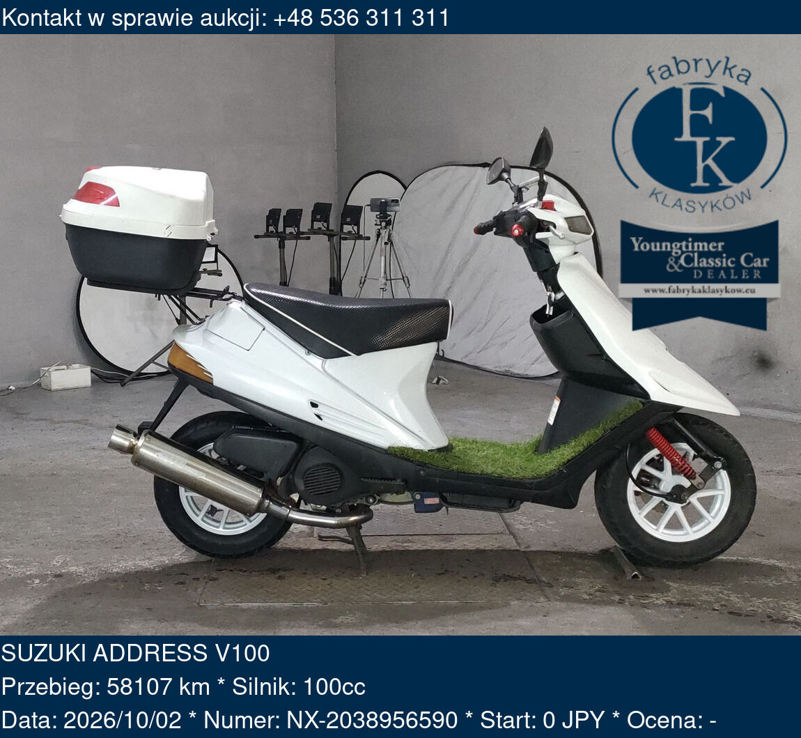 SUZUKI ADDRESS V100  - zdjęcie 2