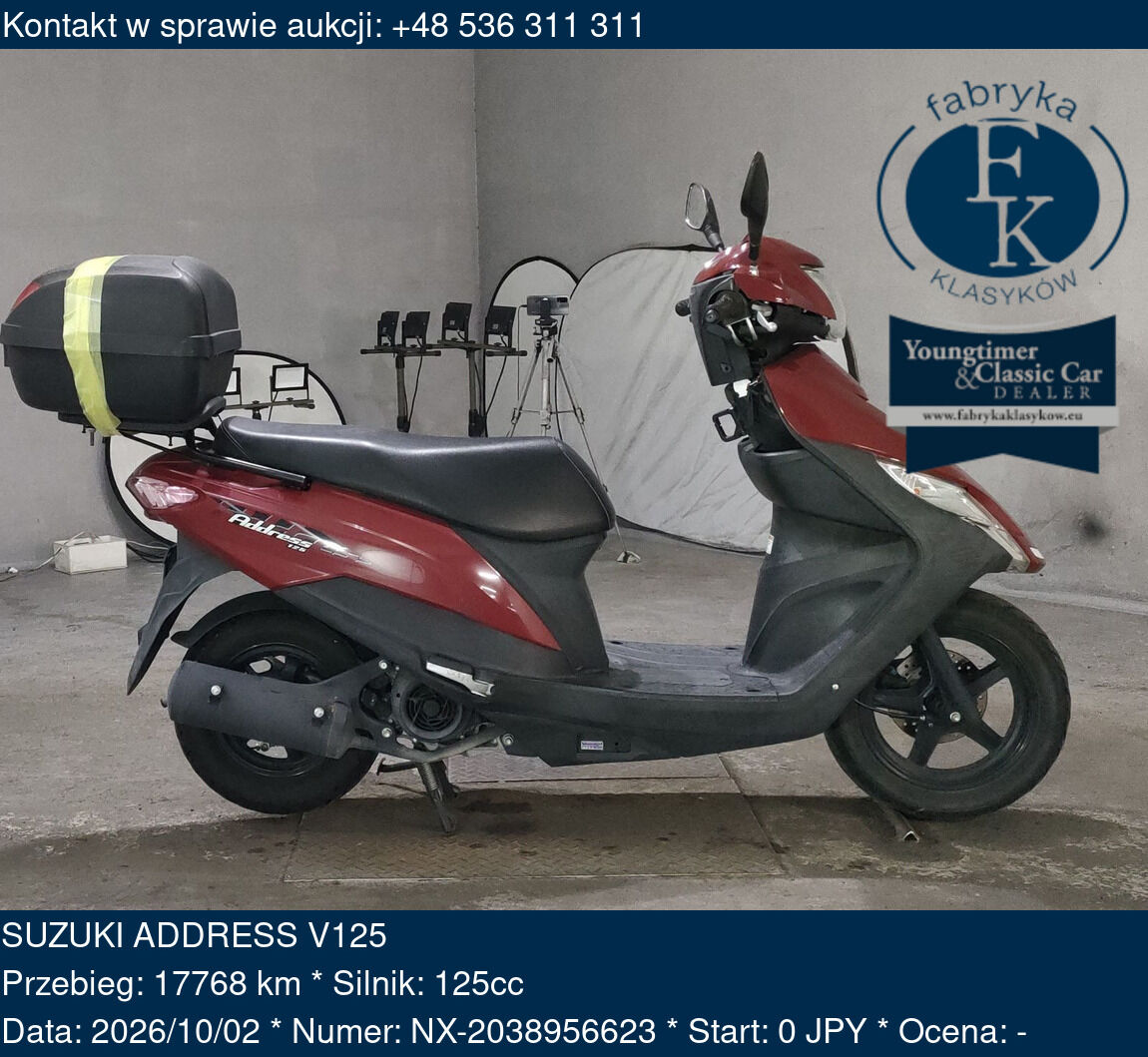 SUZUKI ADDRESS V125  - zdjęcie 2