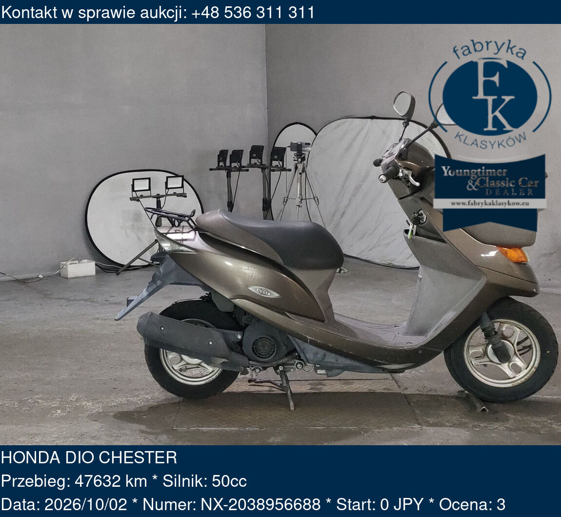 HONDA DIO CHESTER  - zdjęcie 2
