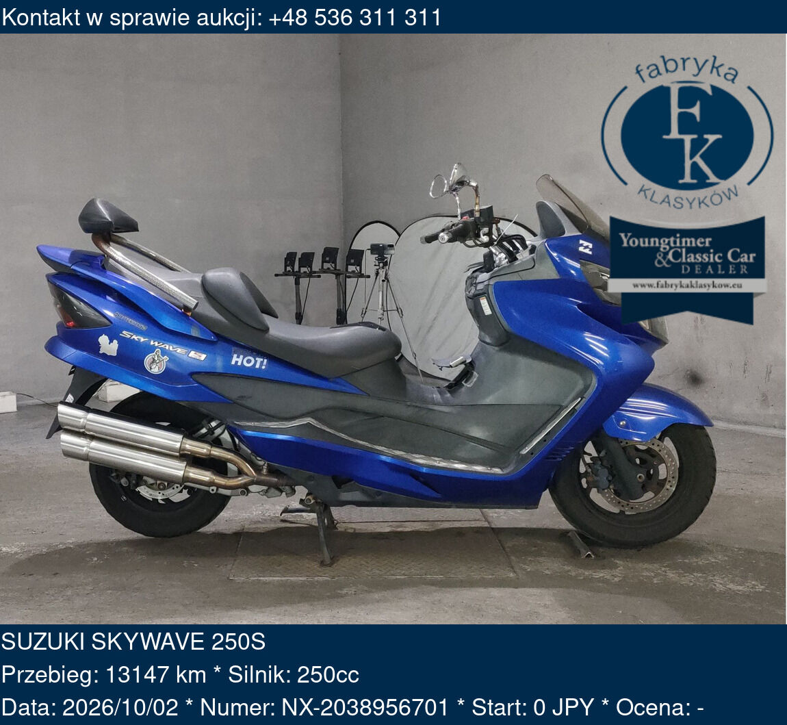 SUZUKI SKYWAVE 250S  - zdjęcie 2