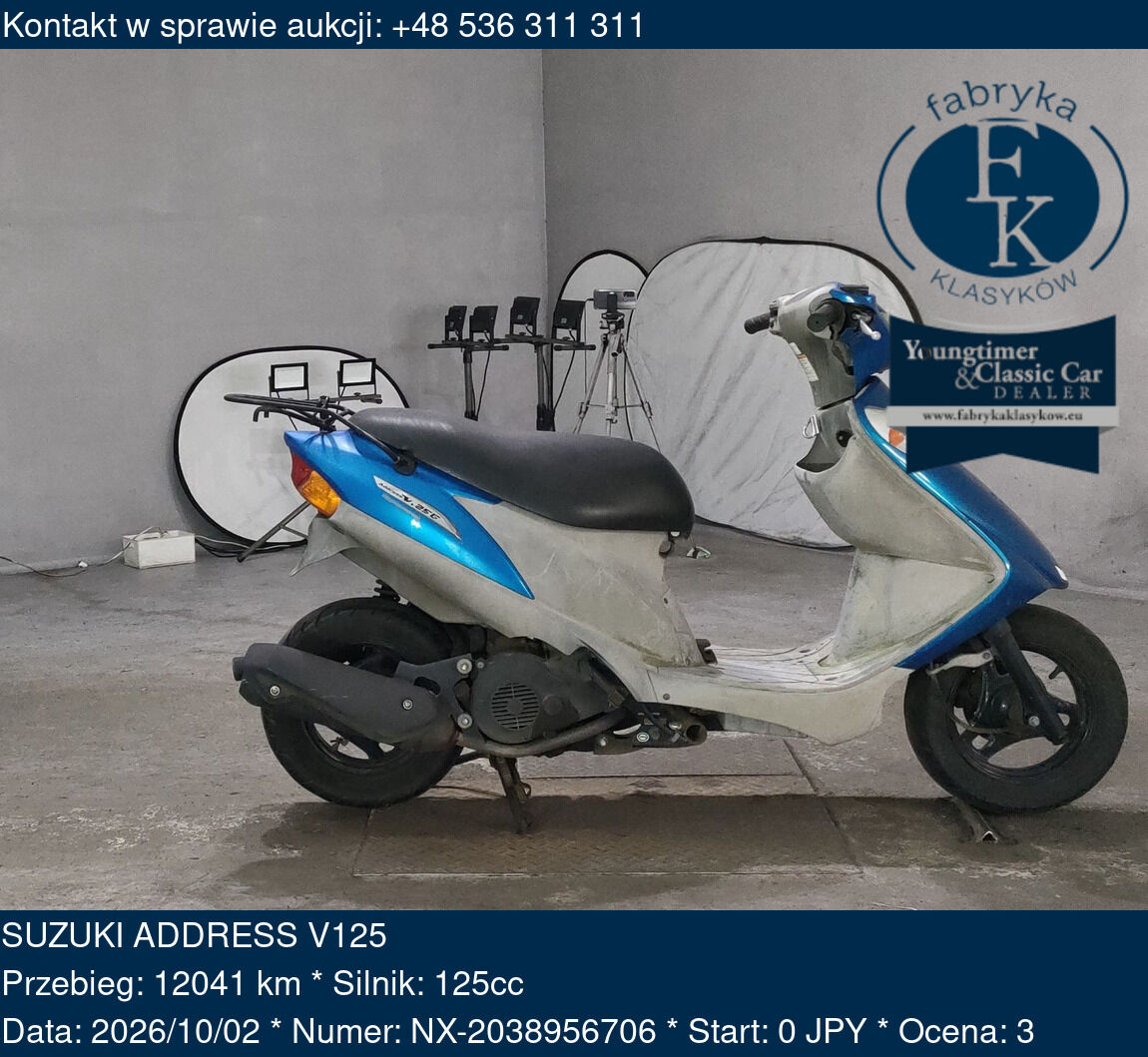 SUZUKI ADDRESS V125  - zdjęcie 2