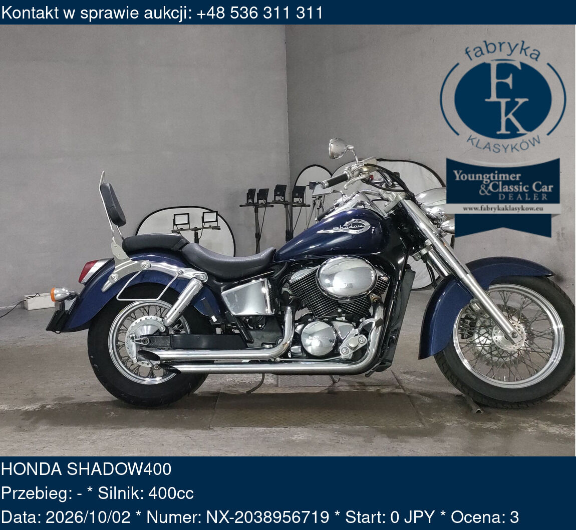 HONDA SHADOW400 - zdjęcie 2