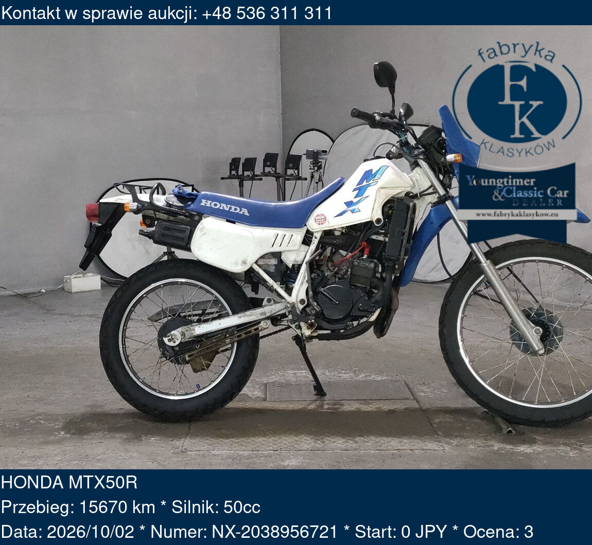 HONDA MTX50R  - zdjęcie 2