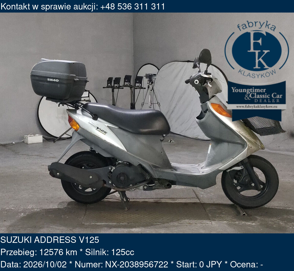 SUZUKI ADDRESS V125  - zdjęcie 2
