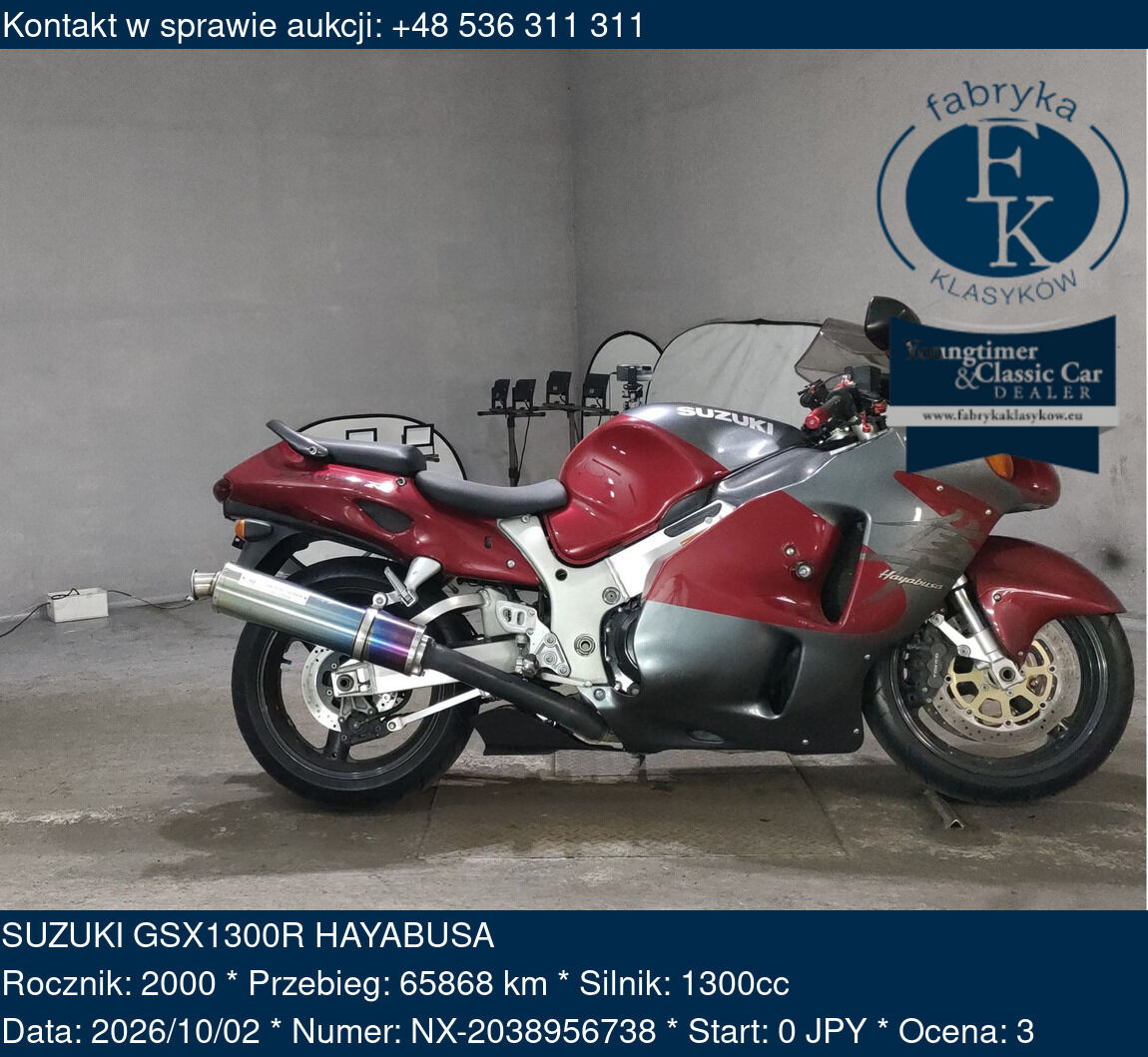 SUZUKI GSX1300R HAYABUSA 2000 - zdjęcie 2