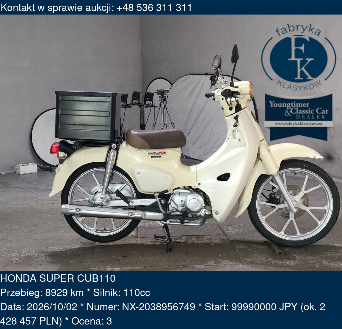 HONDA SUPER CUB110  - zdjęcie 2