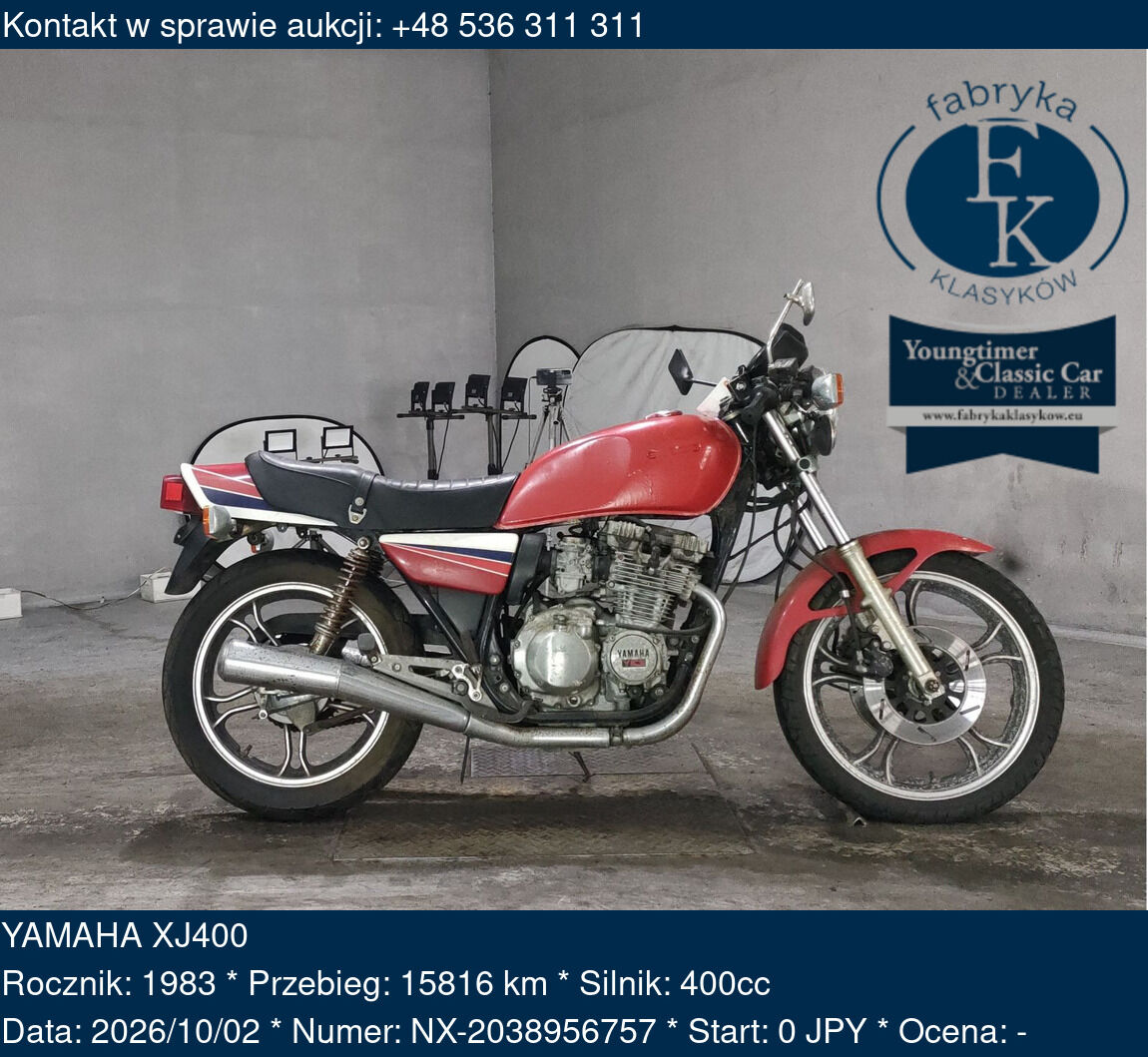 YAMAHA XJ400 1983 - zdjęcie 2