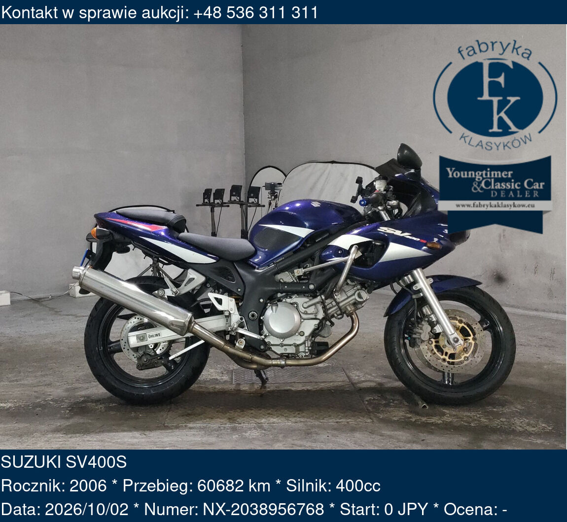 SUZUKI SV400S 2006 - zdjęcie 2