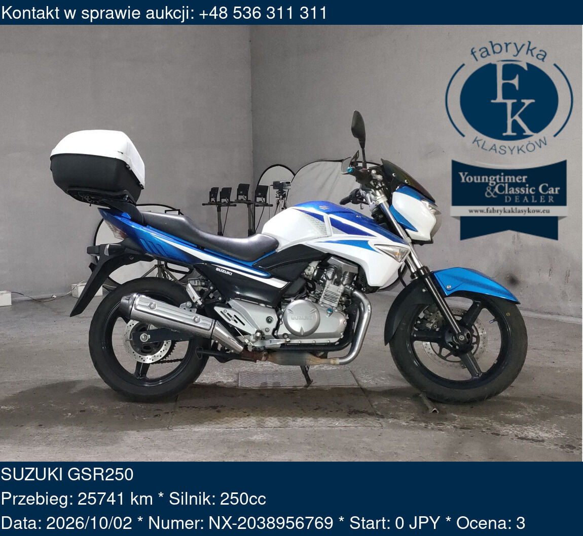SUZUKI GSR250  - zdjęcie 2