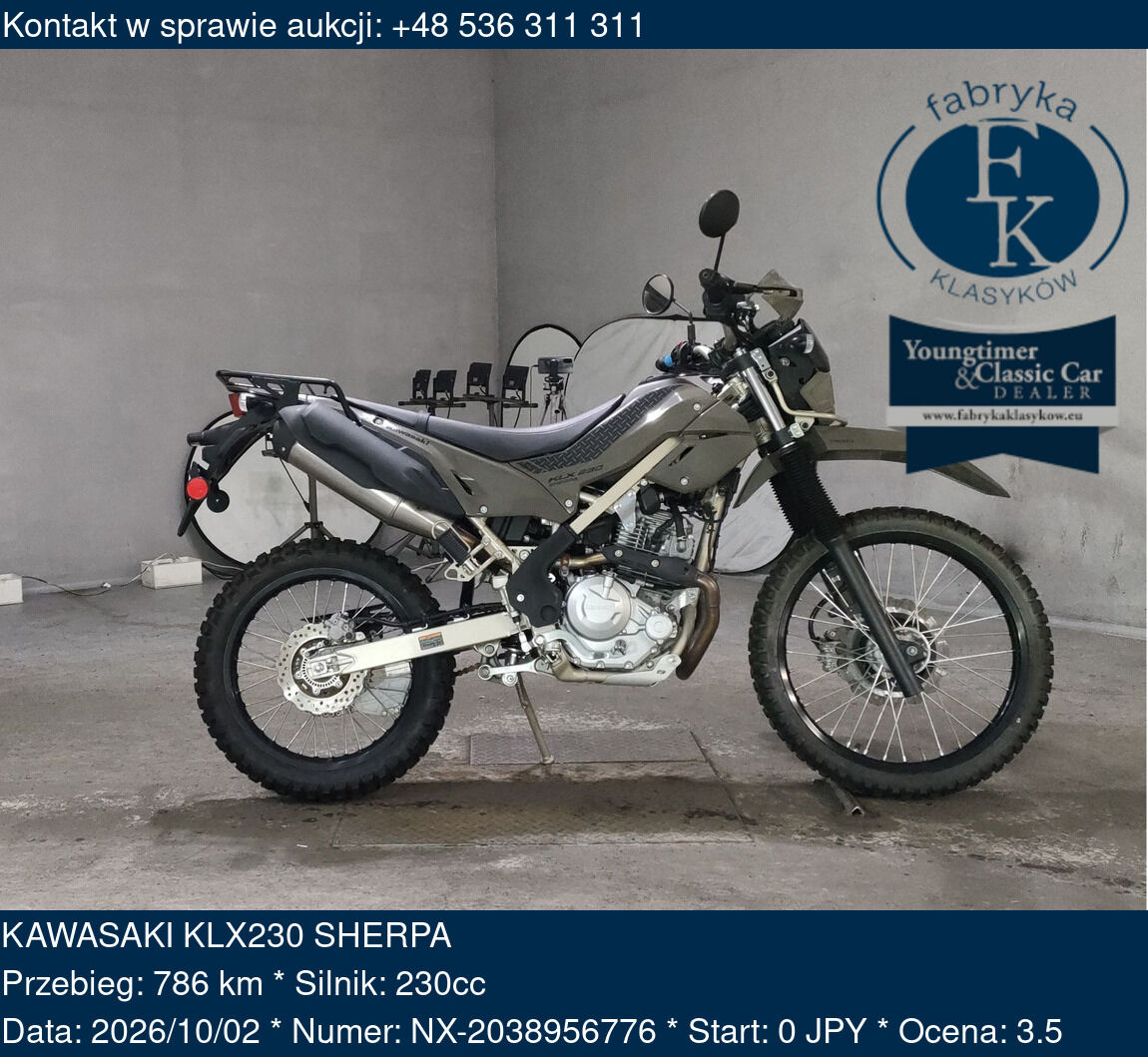 KAWASAKI KLX230 SHERPA  - zdjęcie 2