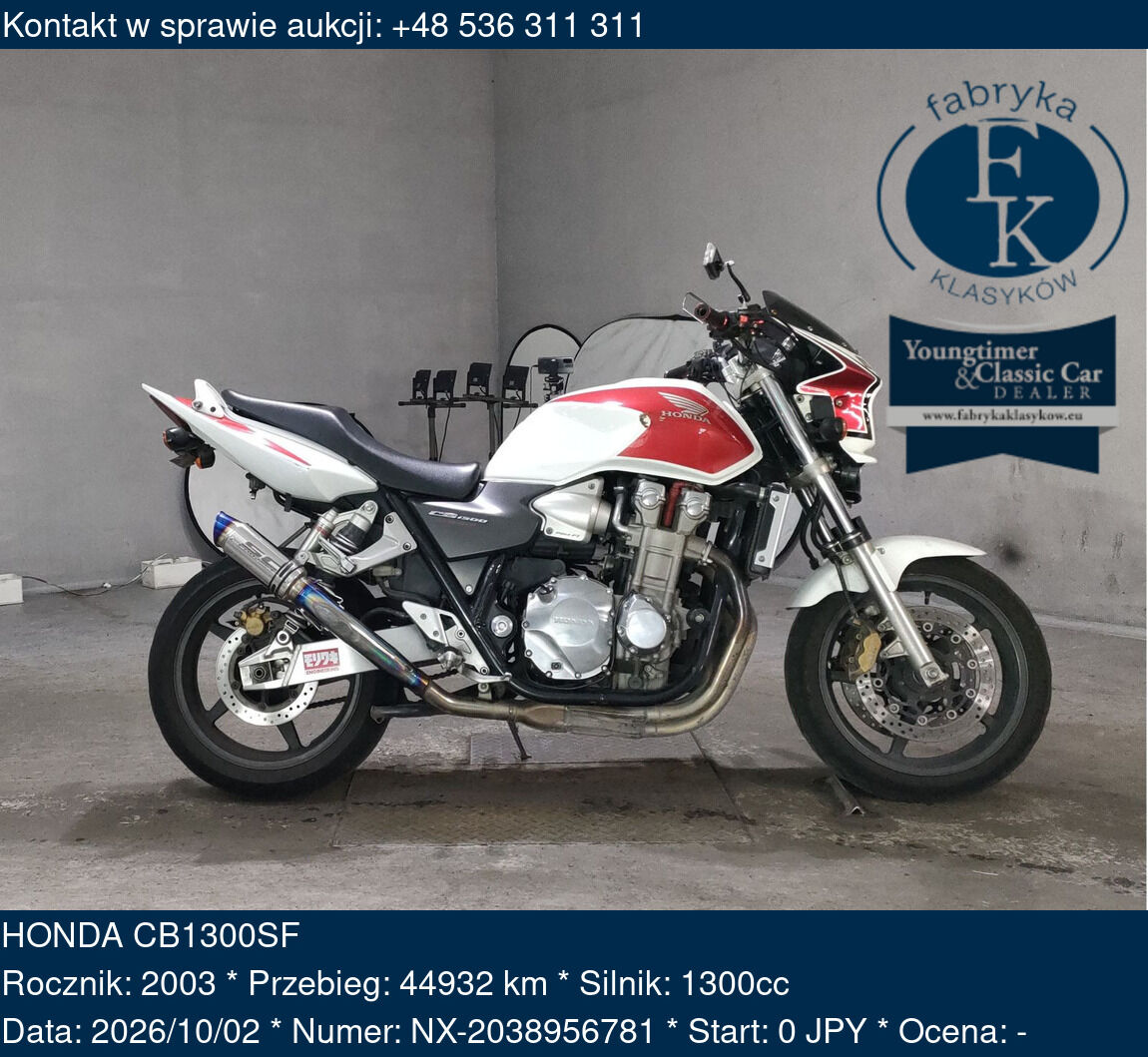HONDA CB1300SF 2003 - zdjęcie 2
