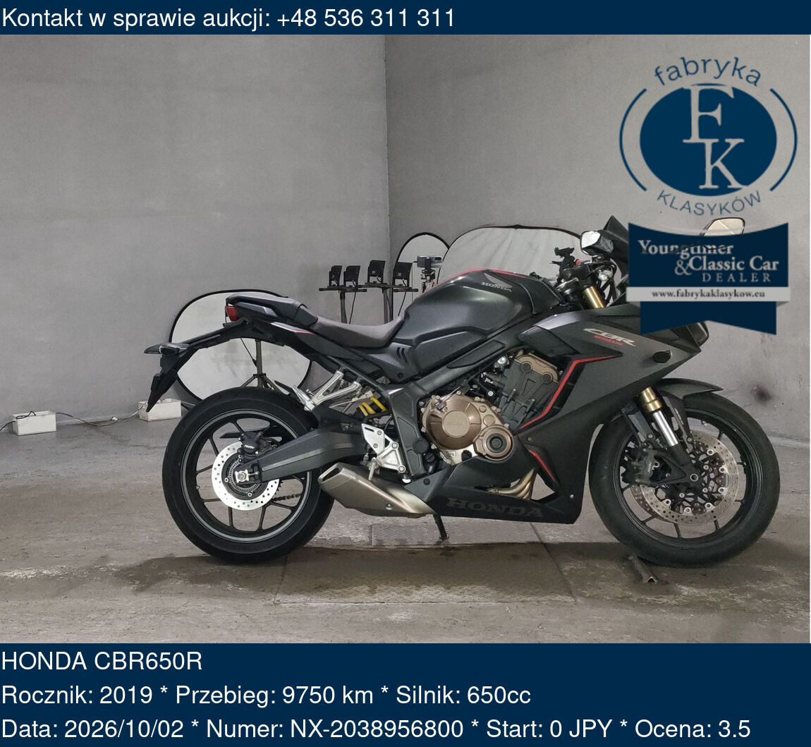 HONDA CBR650R 2019 - zdjęcie 2