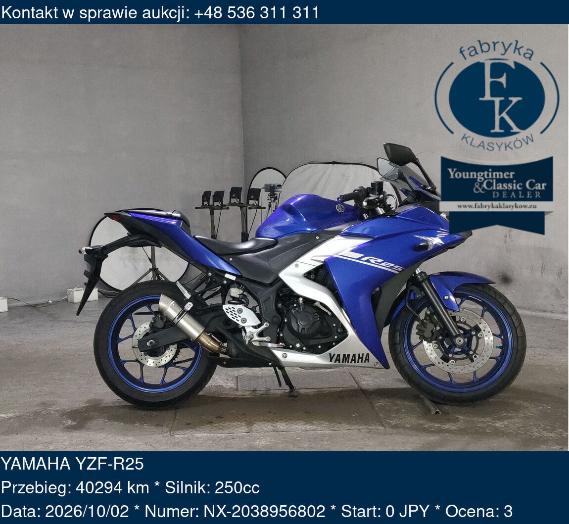 YAMAHA YZF-R25  - zdjęcie 2