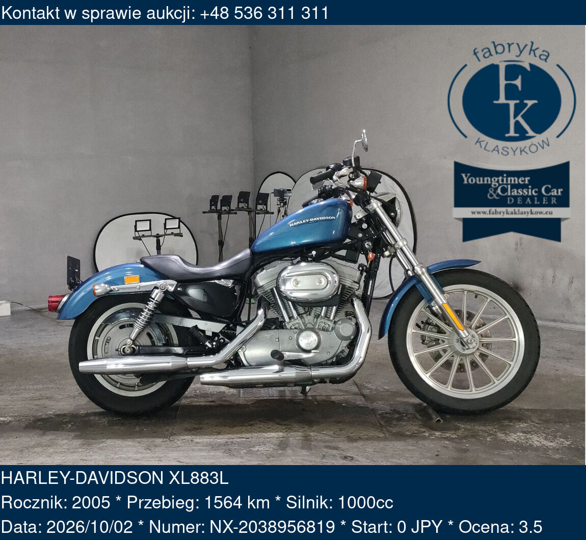 HARLEY-DAVIDSON XL883L 2005 - zdjęcie 2