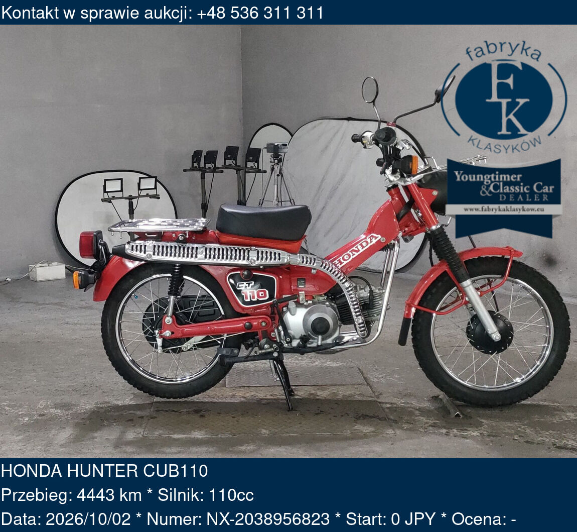 HONDA HUNTER CUB110  - zdjęcie 2