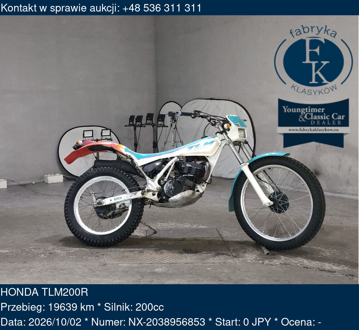 HONDA TLM200R  - zdjęcie 2
