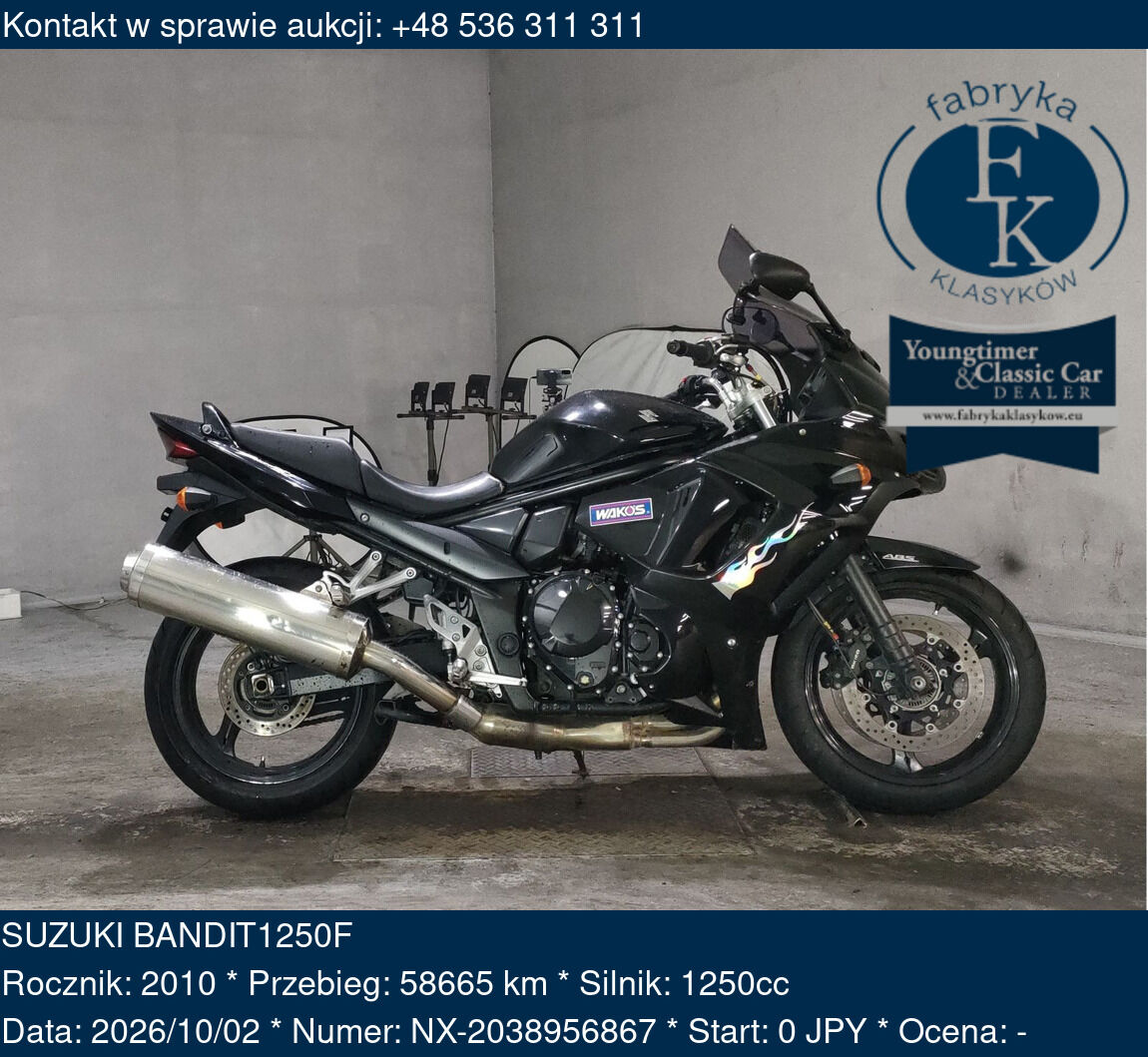 SUZUKI BANDIT1250F 2010 - zdjęcie 2