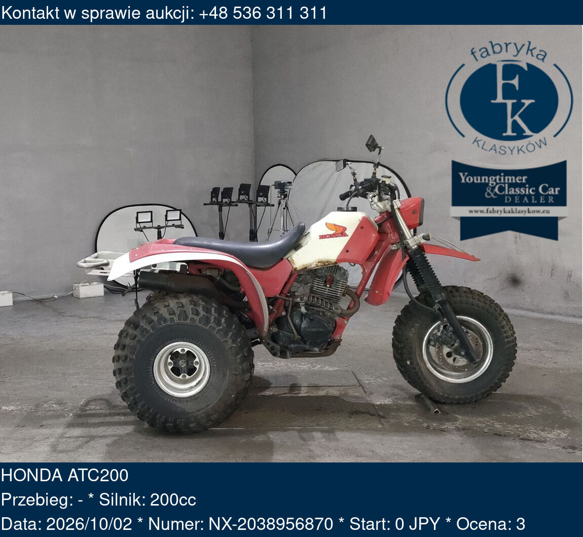 HONDA ATC200  - zdjęcie 2
